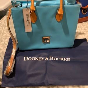 New aqua large Dooney & Bourke bag